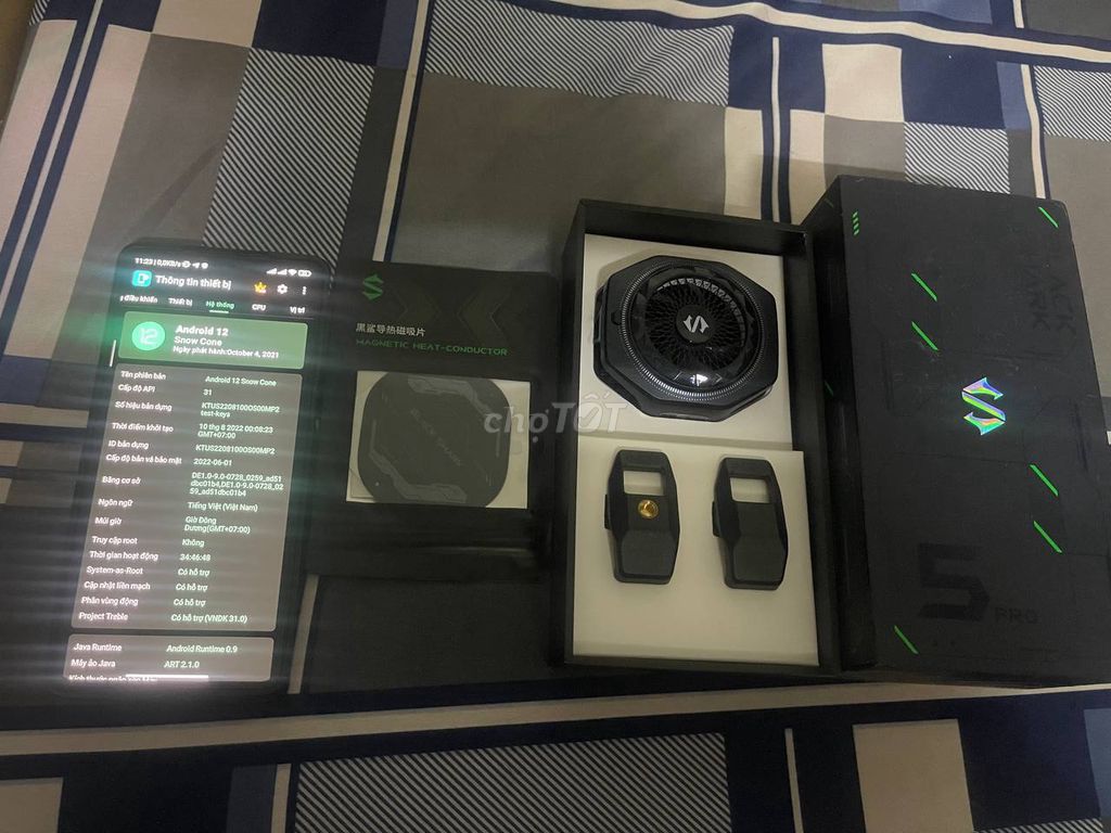 Black Shark 5 Pro Xiaomi 256GB Đen - Bản Quốc Tế.. Mua bán Điện thoại tại Quận 8 Tp Hồ Chí Minh được đăng bởi NVH hình 1