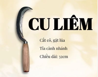 CU LIÊM CẮT CỎ, GẶT LÚA, CẮT TỈA CÀNH THẤP. Mua bán Đồ chuyên dụng, Giống nuôi trồng tại Huyện Cam Lâm Khánh Hòa được đăng bởi LÒ RÈN CAM LÂM
