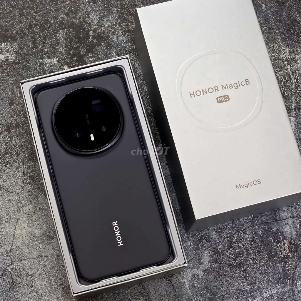 Honor Magic 8 Pro 5G 12/256GB Đen. Mua bán Điện thoại tại Quận Thanh Khê Đà Nẵng được đăng bởi Tú MB hình 1