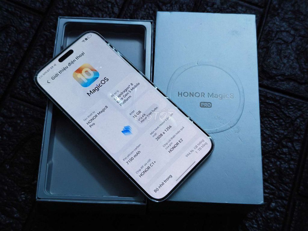 Honor Magic 8 Pro 16GB/1TB Quốc tế Fullbox GL. Mua bán Điện thoại tại Quận Gò Vấp Tp Hồ Chí Minh được đăng bởi Minh hình 1