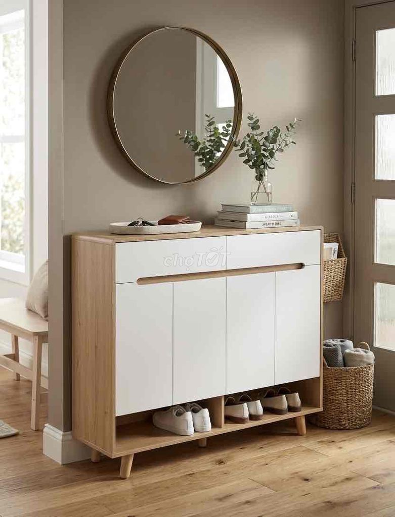 Tủ giày gỗ 1m2. Mua bán Tủ, kệ gia đình tại Quận Kiến An Hải Phòng được đăng bởi Nội Thất Giá Rẻ hình 1