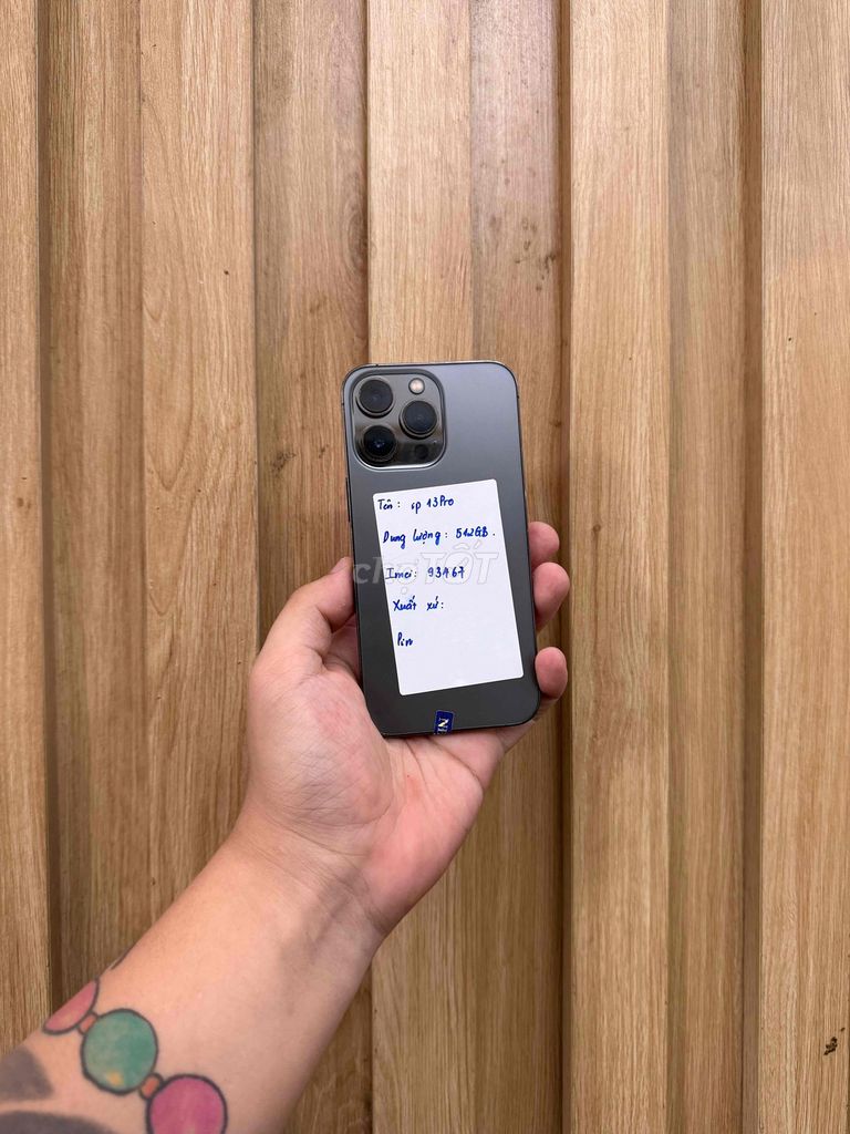 iPhone 13 Pro 512GB Xám. Mua bán Điện thoại tại Quận Đống Đa Hà Nội được đăng bởi  HT Mobie Trả góp nợ xáu bao duyệt hình 1
