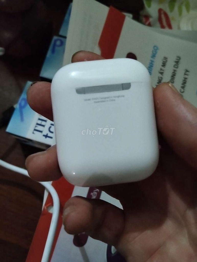 Hộp sạc tai nghe AirPods Trắng Mới nguyên seal. Mua bán Tivi, Âm thanh tại Quận Long Biên Hà Nội được đăng bởi Tiến Thịnh  hình 1