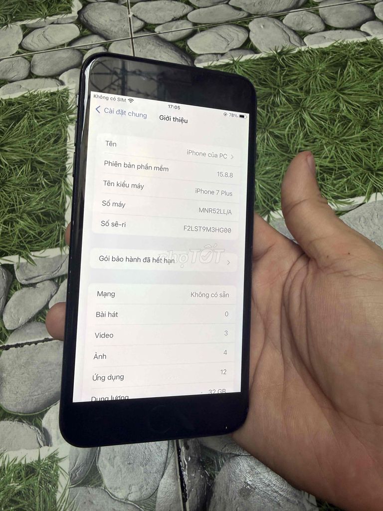 Apple iPhone 7 Plus 32GB Đen 95%. Mua bán Điện thoại tại Quận 7 Tp Hồ Chí Minh được đăng bởi Bá Chung hình 1