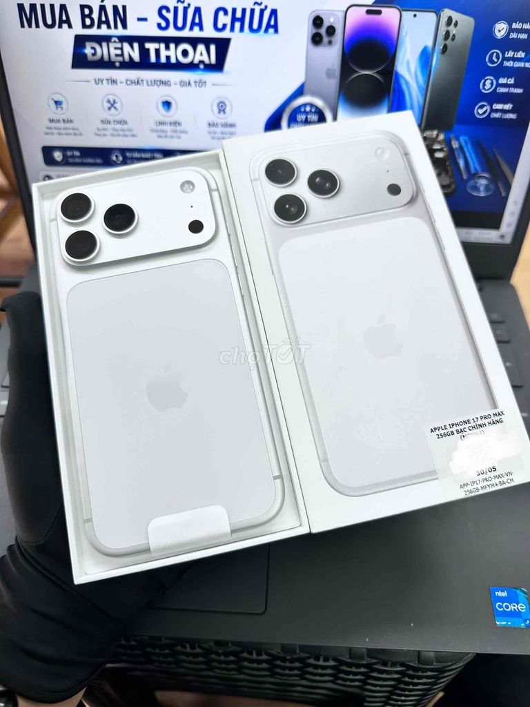 iPhone 17 Pro Max 256GB Trắng ZP/A LIKE NEW 100%. Mua bán Điện thoại tại Thành phố Biên Hòa Đồng Nai được đăng bởi DT MOBILE BIÊN HOÀ hình 1