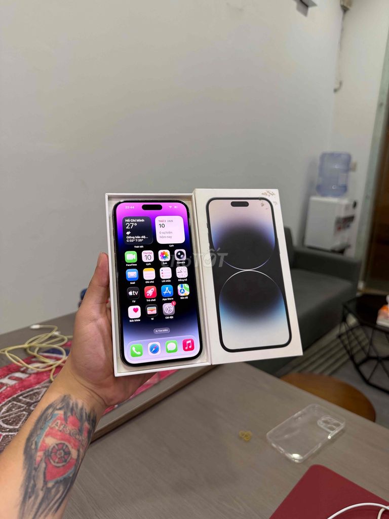 Apple iPhone 14 ProMax QTE 128GB Zin Áp Nguyên Bản. Mua bán Điện thoại tại Quận Cầu Giấy Hà Nội được đăng bởi Trung Kiên Trả Góp Bao Nợ Xấu hình 1