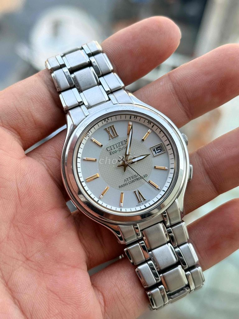 Đồng hồ Citizen Attesa Nam Titanium Bạc. Mua bán Đồng hồ tại Thành phố Qui Nhơn Bình Định được đăng bởi Nguyễn Quốc Cường hình 1
