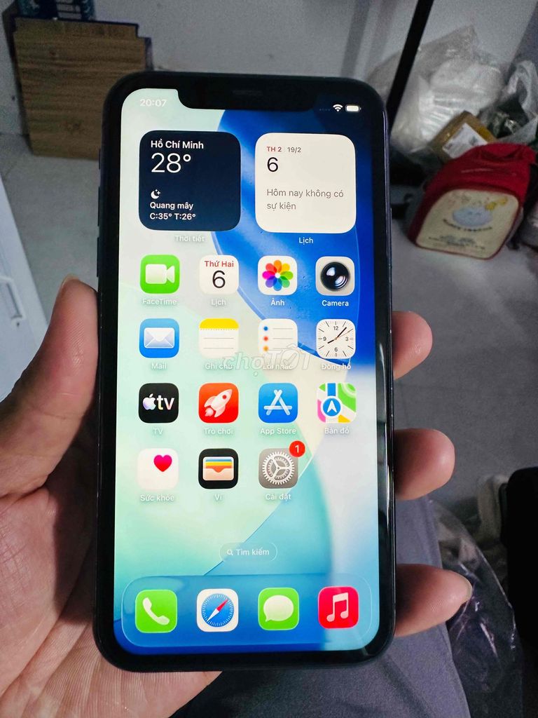 Apple iPhone 11 128GB Đen Đã sử dụng. Mua bán Điện thoại tại Thành phố Nha Trang Khánh Hòa được đăng bởi Quý Pipoy hình 1