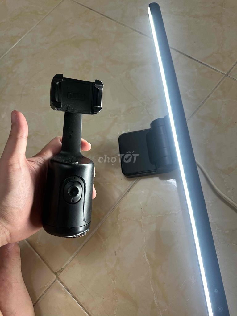 gymbal xoay cảm biến camera kèm đèn led baseus 5cd