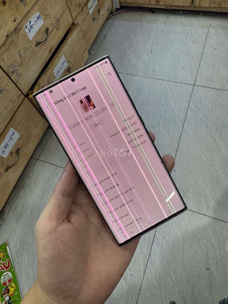 Note 20ult 5G Hàn main zin full màn chữa cháy 1tr9