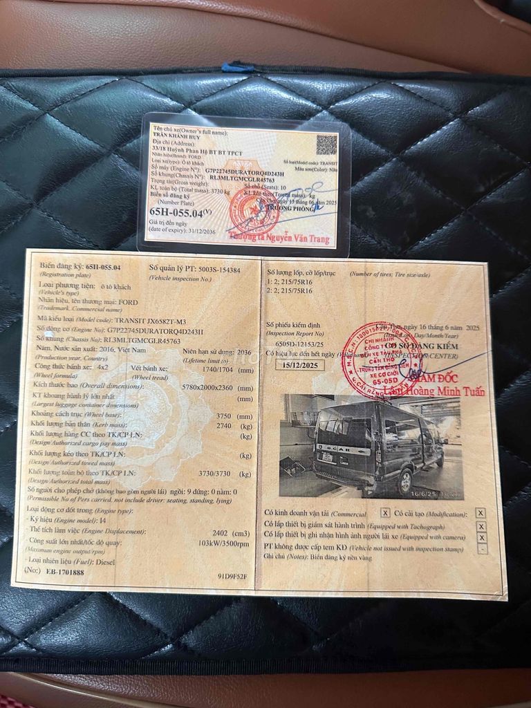 Ford Transit 2016 Limousine - 358000 km. Mua bán Ô tô tại Quận Bình Tân Tp Hồ Chí Minh được đăng bởi Hai Lua hình 17