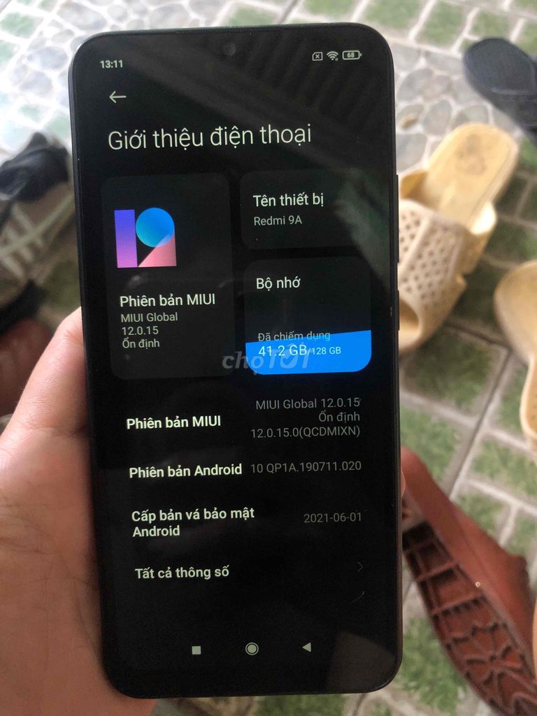 Xiaomi Redmi 9A 128GB Đen. Mua bán Điện thoại tại Thành phố Vũng Tàu Bà Rịa - Vũng Tàu được đăng bởi An An hình 1