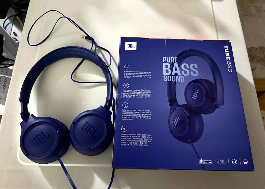 Tai nghe JBL TUNE 530 Xanh dương mới 99.9%. Mua bán Tivi, Âm thanh tại Quận 5 Tp Hồ Chí Minh được đăng bởi Phạm Thị Thanh Vân hình 1