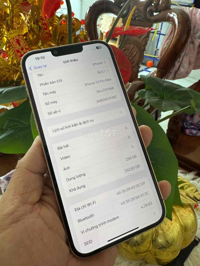 iPhone 13 prm 256G vàng Việt Nam