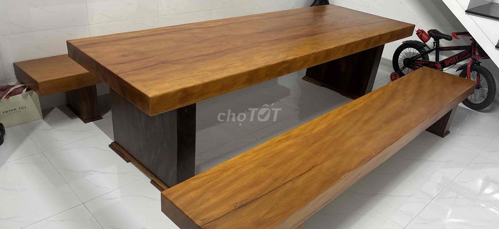 Bộ bàn ghế gỗ cẩm vàng, gỗ lim Nâu. Mua bán Bàn ghế tại Huyện Núi Thành Quảng Nam được đăng bởi Thang Pham Dinh hình 1