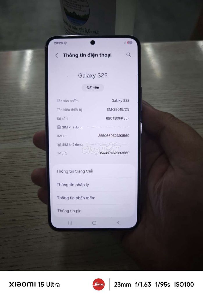 Samsung Galaxy S22 5G 128GB Tím. Mua bán Điện thoại tại Quận Hai Bà Trưng Hà Nội được đăng bởi Duc Minh hình 1
