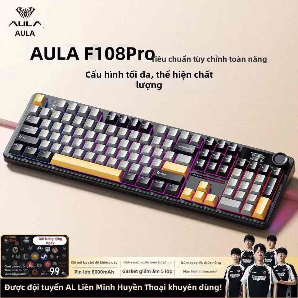 Bàn phím cơ Aula F108 Pro Đen Đêm Sao. Mua bán Phụ kiện (Màn hình, Chuột...) tại Quận Bình Tân Tp Hồ Chí Minh được đăng bởi Quốc Huy hình 1