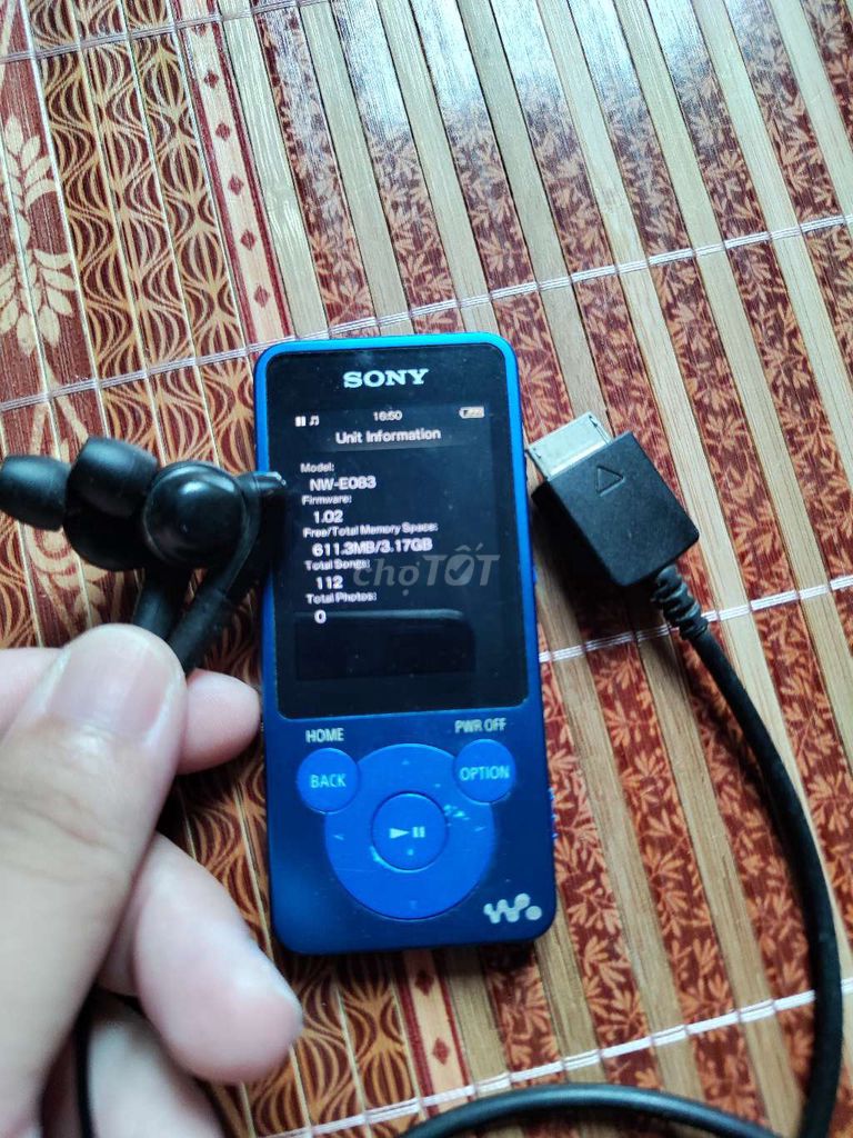 Sony NW-E083 Xanh đủ sạc và tai nghe. Mua bán Tivi, Âm thanh tại Huyện Phú Xuyên Hà Nội được đăng bởi Toàn hình 1