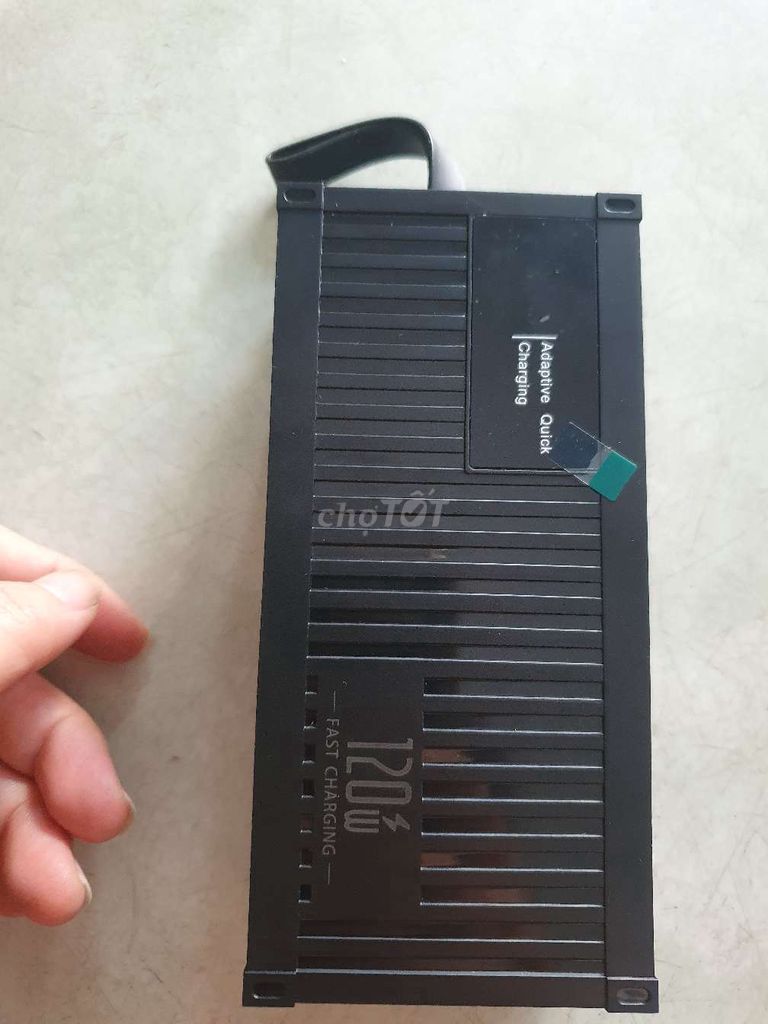Sạc dự phòng Đen 120W 50000mAh. Mua bán Phụ kiện (Màn hình, Chuột...) tại Quận 8 Tp Hồ Chí Minh được đăng bởi Tran hình 1
