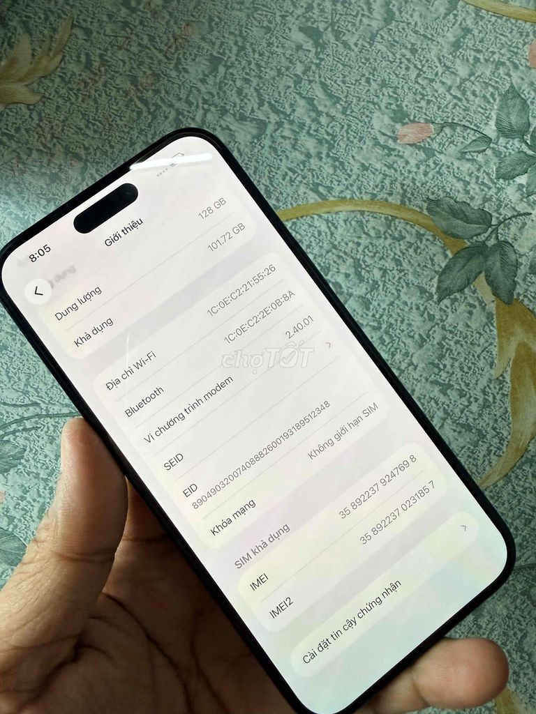 Apple iPhone 16 plus 128GB Đen. Mua bán Điện thoại tại Thành phố Dĩ An Bình Dương được đăng bởi nguyễn phương hình 1