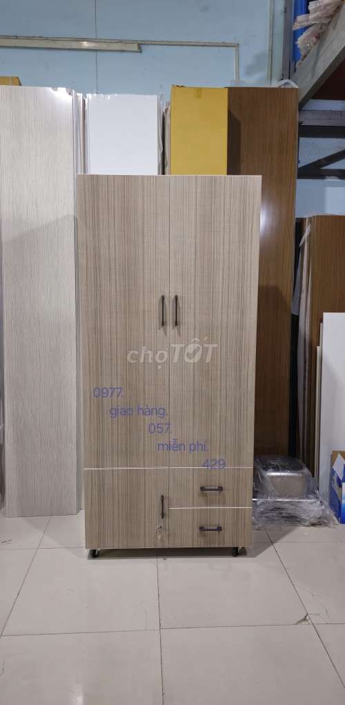 Tủ quần áo 2 cánh ngang 85cm.nnn90