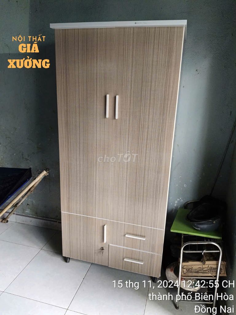 TỦ NHỰA ĐỰNG ĐỒ TỦ NHỰA MỚI 2 CÁNH -- MỚI. Mua bán Tủ, kệ gia đình tại Thành phố Tân An Long An được đăng bởi Nội thất giá xưởng TL hình 1