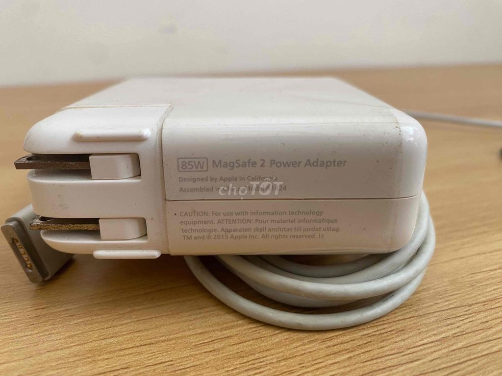 Sạc macbook Apple MagSafe 2 85W Trắng & xác mac. Mua bán Phụ kiện (Màn hình, Chuột...) tại Huyện Châu Đức Bà Rịa - Vũng Tàu được đăng bởi Nhã Hân hình 1
