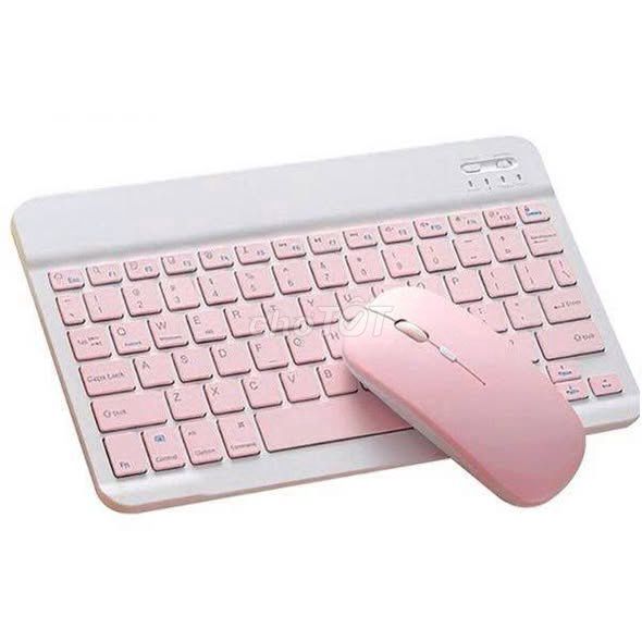 Bàn phím chuột Bluetooth Hồng. Mua bán Phụ kiện (Màn hình, Chuột...) tại Quận 1 Tp Hồ Chí Minh được đăng bởi Hội Đồ Điện Tử hình 1