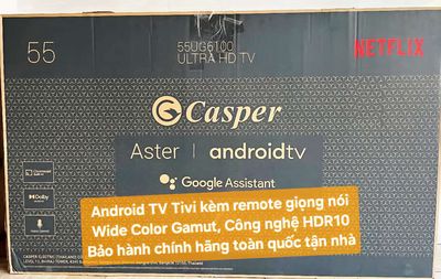 TV Casper 55UG6100 55in Android TV Bảo Hành 9/2025. Mua bán Tivi, Âm thanh tại Quận 8 Tp Hồ Chí Minh được đăng bởi Nguyen nguyen