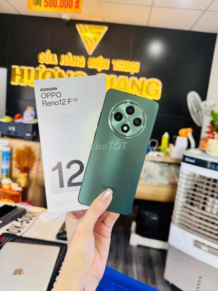 Oppo Reno 12F 5G 256GB Xanh. Mua bán Điện thoại tại Thành phố Bến Tre Bến Tre được đăng bởi HươngGiangmobile hình 1