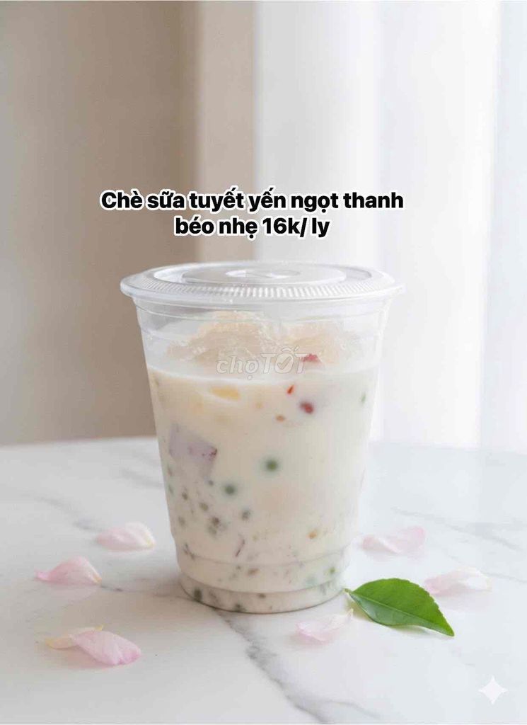 Chè sữa tuyết yến thanh béo mát lạnh ÍT NGỌT. Mua bán Đồ ăn, thực phẩm và các loại khác tại Quận Tân Phú Tp Hồ Chí Minh được đăng bởi Huỳnh An  hình 1