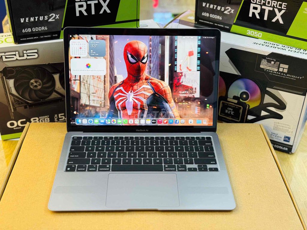 Apple Macbook Air M1 8GB/512GB/Pin 91% Xám. Mua bán Laptop tại Quận Ninh Kiều Cần Thơ được đăng bởi mua bán laptop Thành Võ Cần Thơ hình 1
