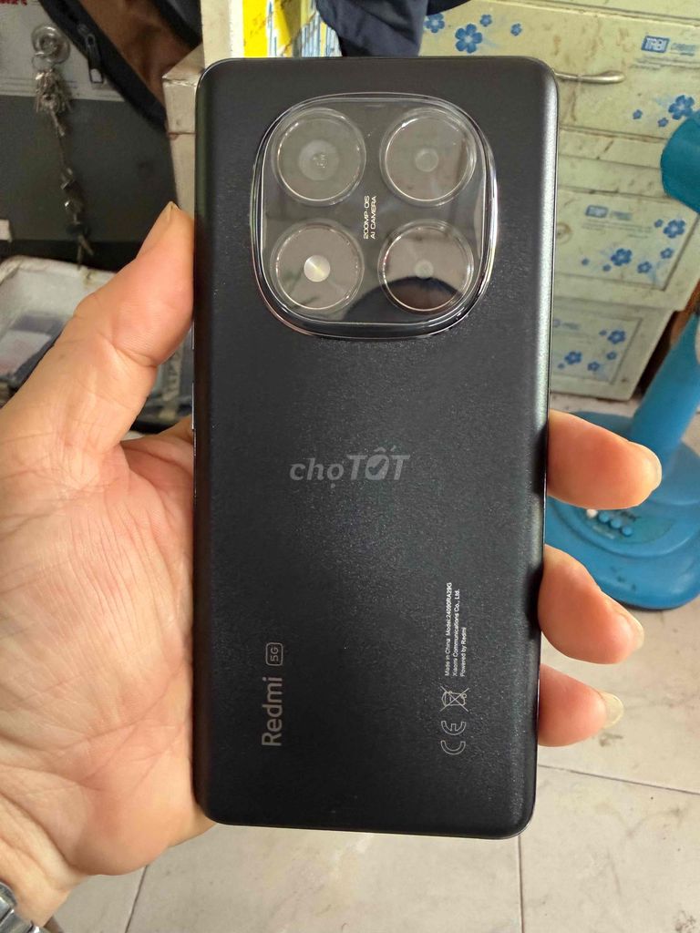 Xiaomi Redmi Note 14 Pro 5G 256GB Đen. Mua bán Điện thoại tại Huyện Tam Bình Vĩnh Long được đăng bởi Utphone hình 1