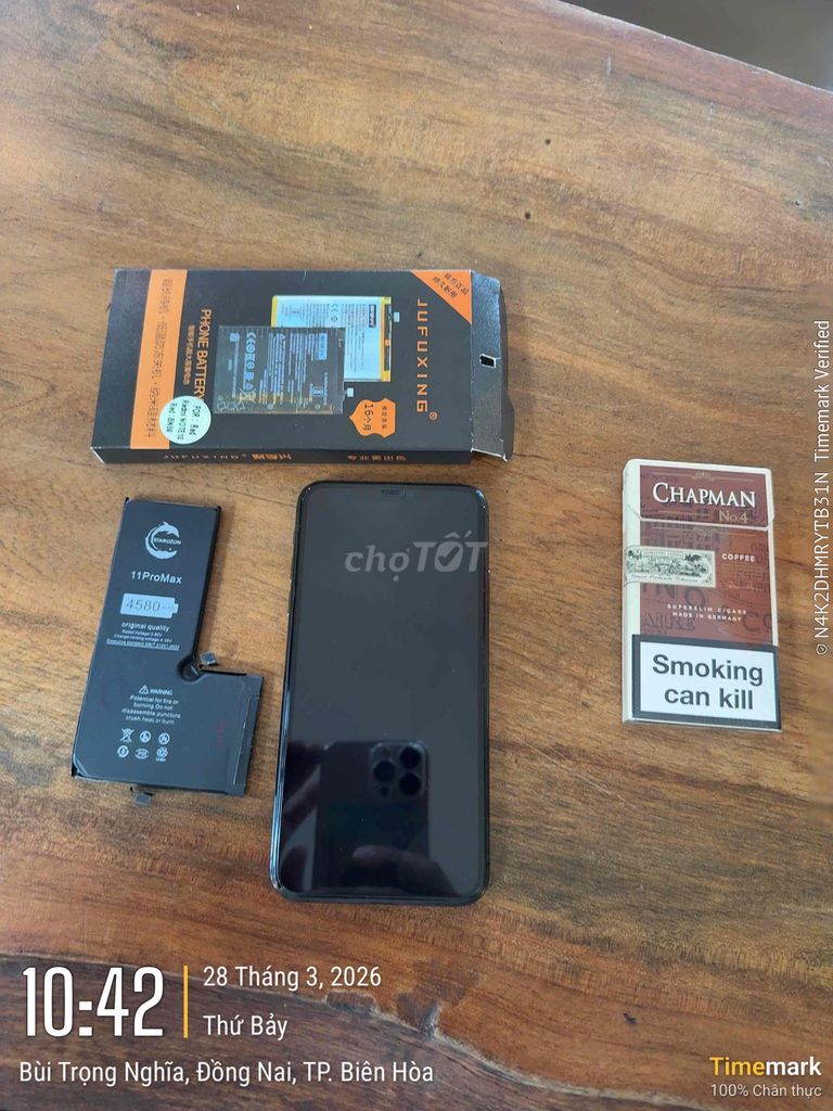 Apple iPhone 11 Pro Max 64GB Xám. Mua bán Điện thoại tại Thành phố Biên Hòa Đồng Nai được đăng bởi A HÀO hình 1