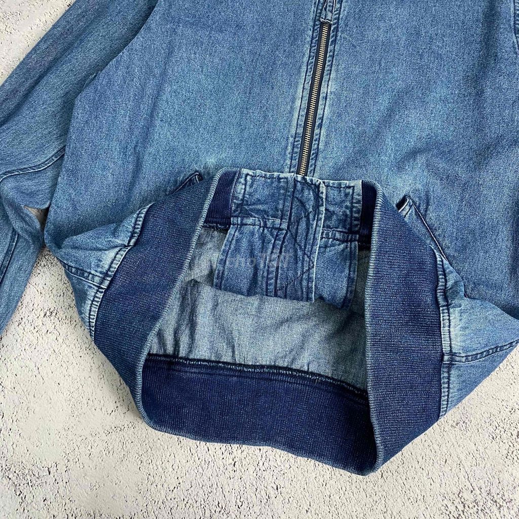 /Bomber Denim Jacket by Back Number/. Mua bán Quần áo tại Quận Ngũ Hành Sơn Đà Nẵng được đăng bởi Bạch Lê Hoàng hình 3