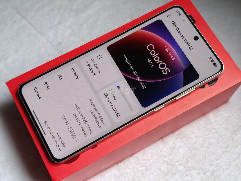 OnePlus ACE 5 12/256 Fullbox đẹp nguyên zin. Mua bán Điện thoại tại Quận Bình Tân Tp Hồ Chí Minh được đăng bởi Hiếu hình 1