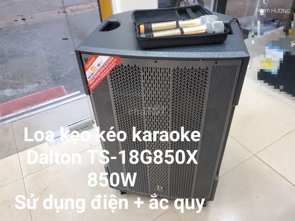 Xả kho sập sàn loa kéo karaoke DALTON 850W MỚI 💯%👍
