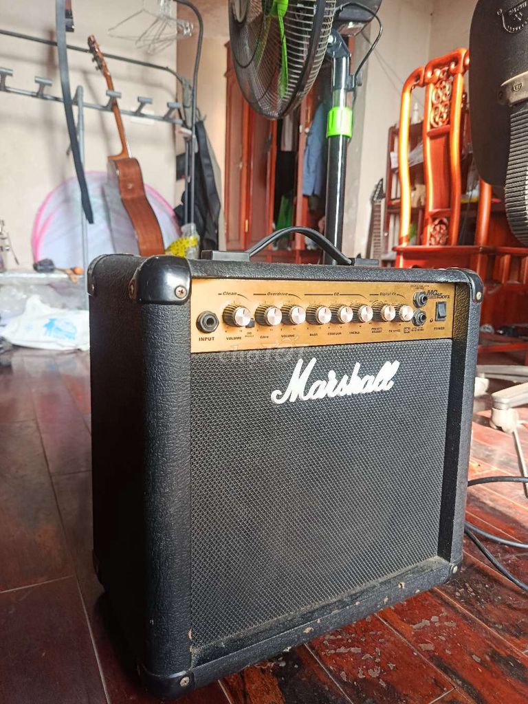 Amply guitar Marshall MG15DFX 15W Đen. Mua bán Nhạc cụ tại Thị xã Từ Sơn Bắc Ninh được đăng bởi nhận trade đồ guitar hình 1