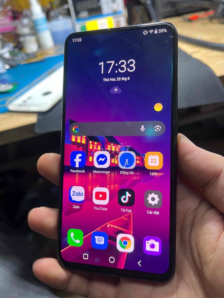 Vsmart Active 3 6GB/64GB Tím. Mua bán Điện thoại tại Huyện Lộc Ninh Bình Phước được đăng bởi duy second hand hình 1