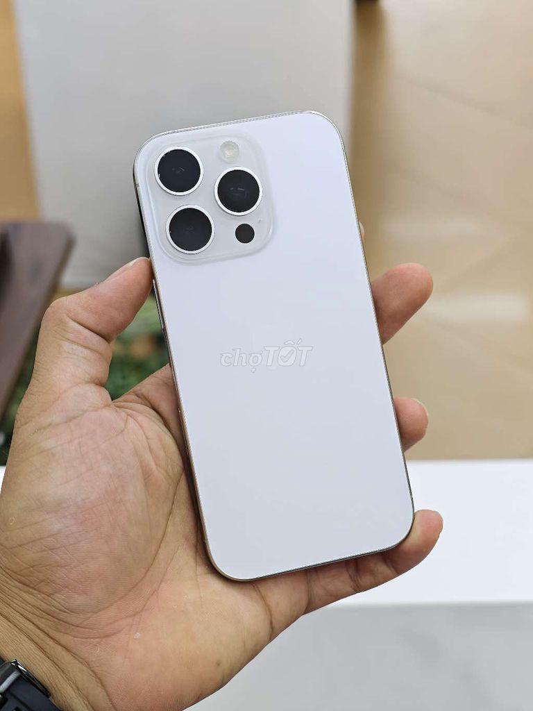 🍎IPHONE 16PRO 256GB TRẮNG ĐẸP 98% P91 BẢN SIM👇. Mua bán Điện thoại tại Quận Hải An Hải Phòng được đăng bởi 98 Ngô Gia Tự Hoàng Dũng Mobile Ngã 3 Văn Cao hình 1