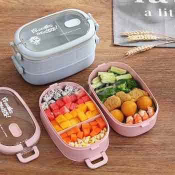 Hộp cơm bột lúa mạch 2 ngăn. Mua bán Dụng cụ nhà bếp tại Thành phố Thủ Đức Tp Hồ Chí Minh được đăng bởi Nhà tiện ích hình 1