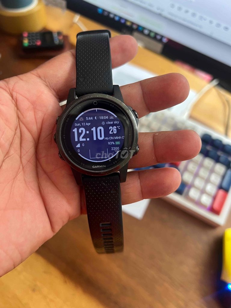 Garmin Fenix 5S Đen 42mm. Mua bán Thiết bị đeo thông minh tại Quận Tân Phú Tp Hồ Chí Minh được đăng bởi Phan Tien Sỹ hình 1