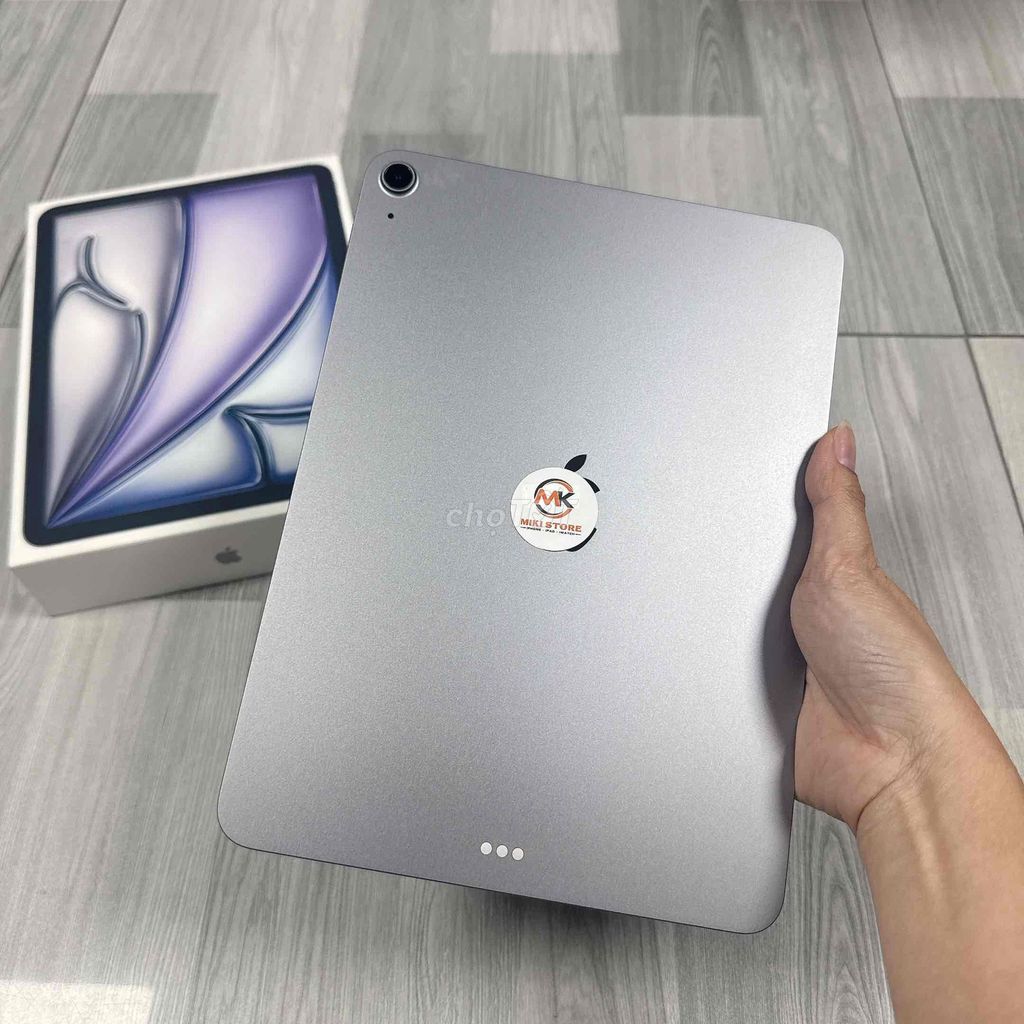 iPad Air 7 M3 128GB WiFi Grey Fullbox Bh 10/2026. Mua bán Máy tính bảng tại Quận 10 Tp Hồ Chí Minh được đăng bởi Miki Store hình 1