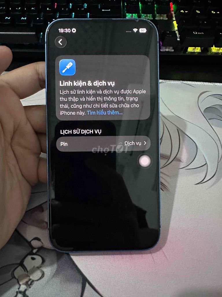 Apple iPhone 13 128GB Xanh. Mua bán Điện thoại tại Thành phố Cà Mau Cà Mau được đăng bởi Dư Vủ Bằng hình 1