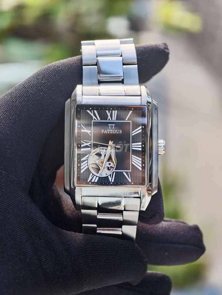 PATTOUS Automatic Thép không gỉ 35x47mm. Mua bán Đồng hồ tại Quận Hải Châu Đà Nẵng được đăng bởi Đồng Hồ 2hand Chính Hãng hình 1