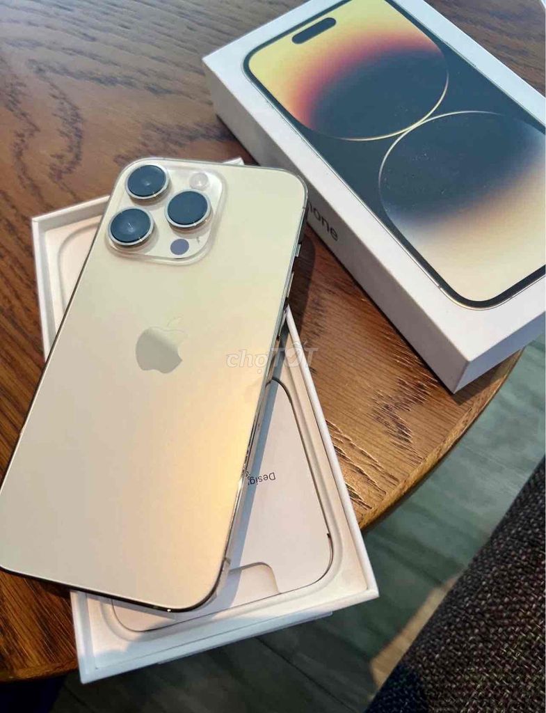 iPhone 14 Pro Max 128G Gold FULLBOX NEW APPLE 2024. Mua bán Điện thoại tại Quận 10 Tp Hồ Chí Minh được đăng bởi iStockHCM hình 1