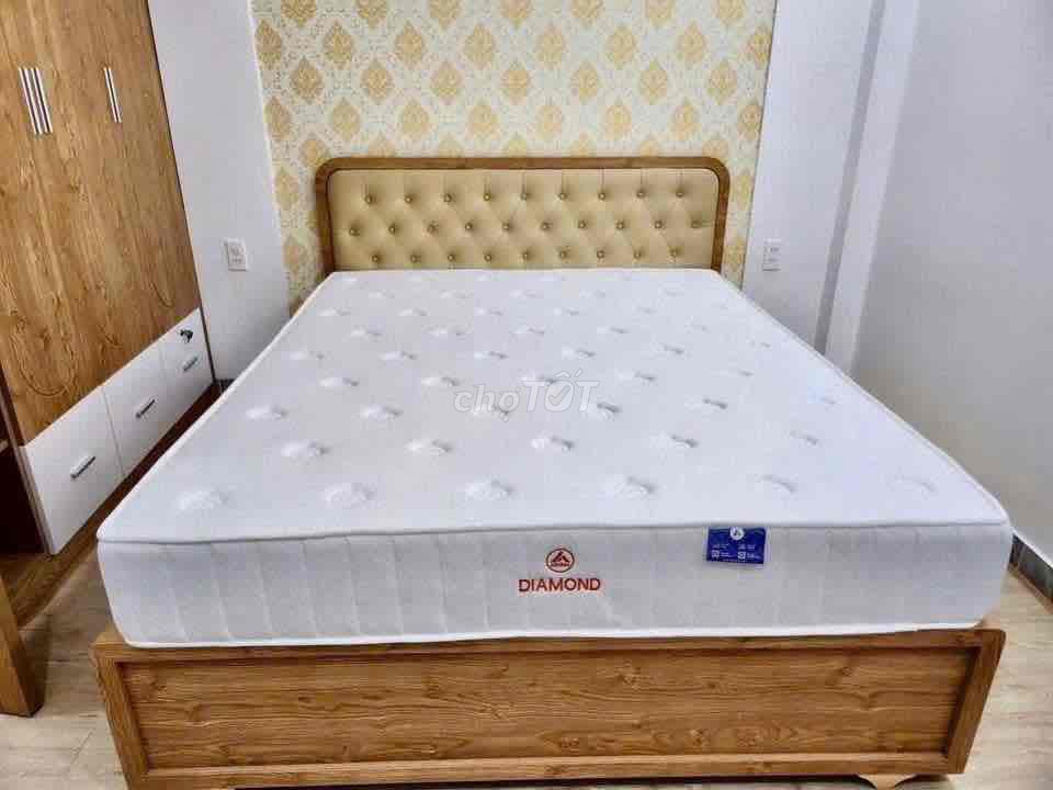 Nệm lò xo Aroma Diamond 1m6x2m Trắng. Mua bán Giường, chăn ga gối nệm tại Quận Thốt Nốt Cần Thơ được đăng bởi Nệm Giá Kho Thốt Nốt hình 1