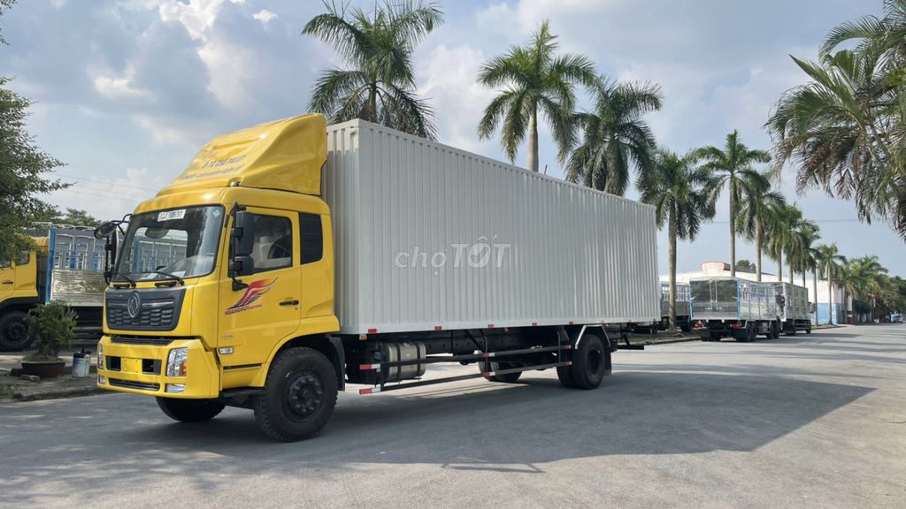 XE TẢI DONGFENG 8 TẤN THÙNG KÍN PALLET DÀI 9M7