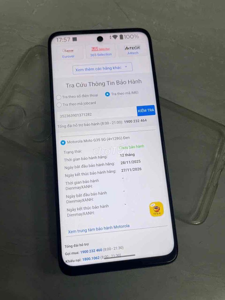 Motorola G35 5G 128GB Chuản zin BH 12/2026 TGDD. Mua bán Điện thoại tại Quận 8 Tp Hồ Chí Minh được đăng bởi điện thoại giá rẻ  hình 1