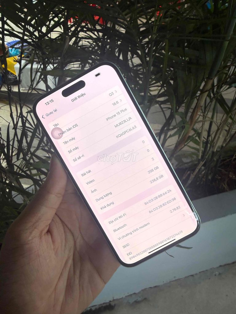 Bán 15Plus Xanh lá 256gb Quốc Tế Xin áp🐵. Mua bán Điện thoại tại Thành phố Vĩnh Long Vĩnh Long được đăng bởi Thái An hình 1